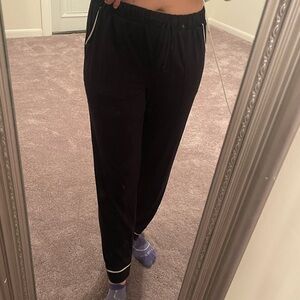 Black Pajama Lounge Pants – Size M
